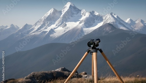 An icon of a mountain with a pair of binoculars sc upscaled_7
