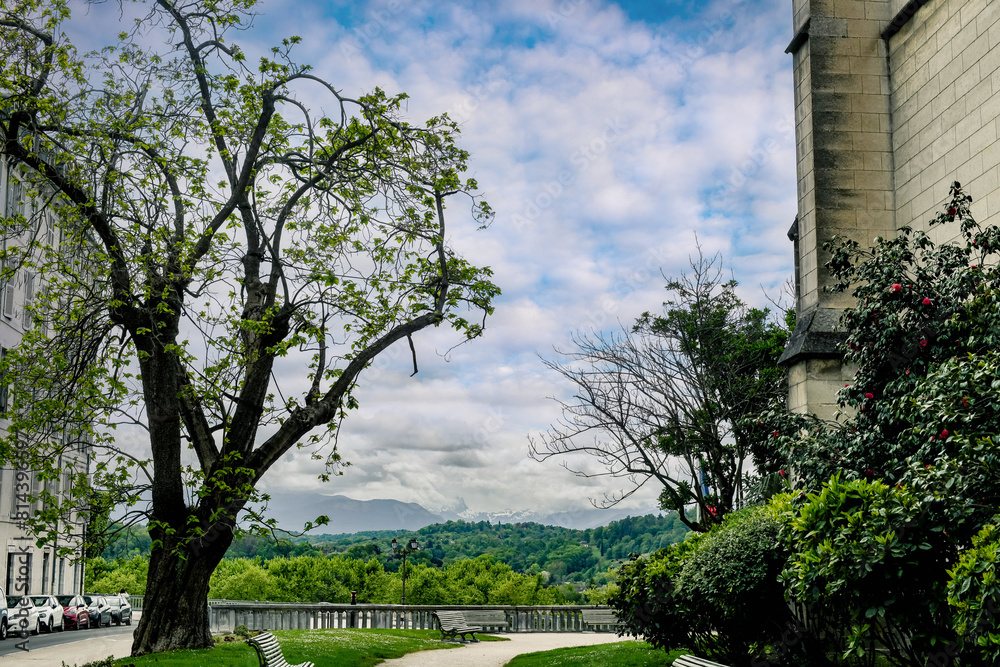 The Saint-Martin church located in the town of Pau, in the French department of Pyrénées-Atlantiques, in the Nouvelle-Aquitaine. The Saint-Martin church located in the town of Pau, in the French department of Pyrénées-Atlantiques, in the Nouvelle-Aquitaine.