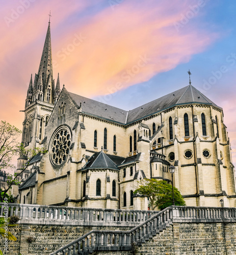 The Saint-Martin church located in the town of Pau, in the French department of Pyrénées-Atlantiques, in the Nouvelle-Aquitaine.