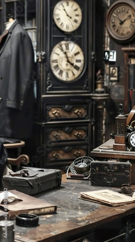 A detective agency for finding lost items using time travel photo