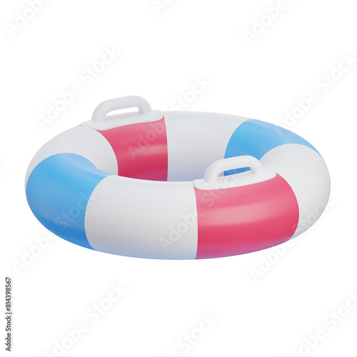 3d summer childrens float icon