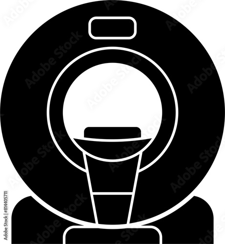 MRI machine icon vector