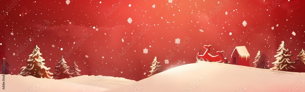 Red background for Christmas