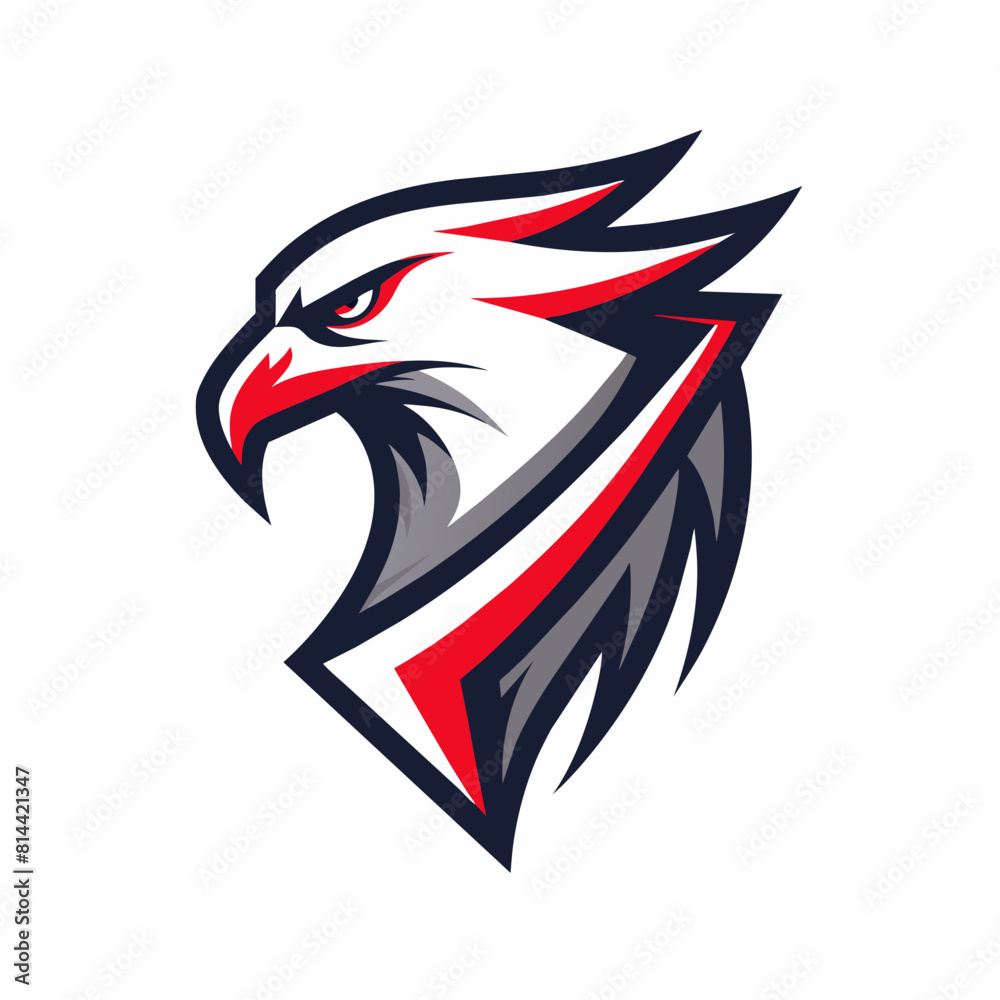 Modern and minimalist Eagle logo vector illustration Modern and minimalist Eagle logo vector illustration