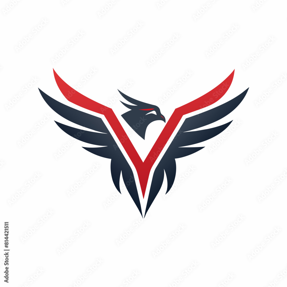 Modern and minimalist Eagle logo vector illustration Modern and minimalist Eagle logo vector illustration