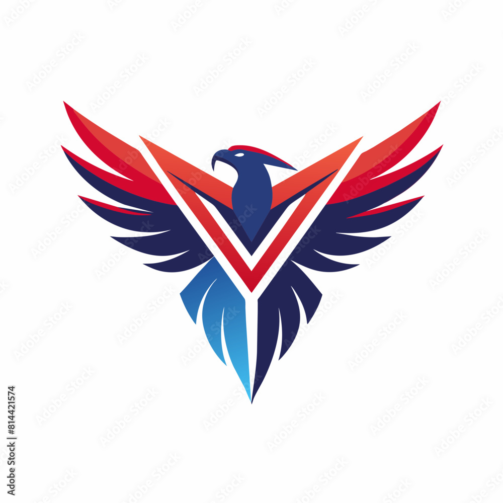 Modern and minimalist Eagle logo vector illustration Modern and minimalist Eagle logo vector illustration