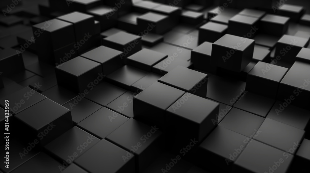 black 3D random shift cubes texture, abstract pattern. Wall Art Design for Home Decor, 4K Wallpaper and Background for desktop, laptop, Computer, Tablet, Mobile Cell Phone, Smartphone, Cellphone black 3D random shift cubes texture, abstract pattern. Wall Art Design for Home Decor, 4K Wallpaper and Background for desktop, laptop, Computer, Tablet, Mobile Cell Phone, Smartphone, Cellphone