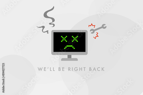 Site Under Maintenance Design. We'll Be Right Back!