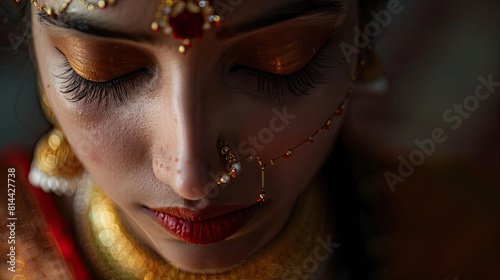 Beautiful indian bride creative shots