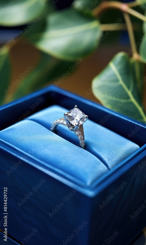 diamond ring in a box diamond ring in a box