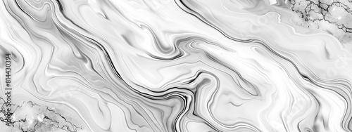 A pattern mimicking the swirls and veins of marble in soft grays and whites.