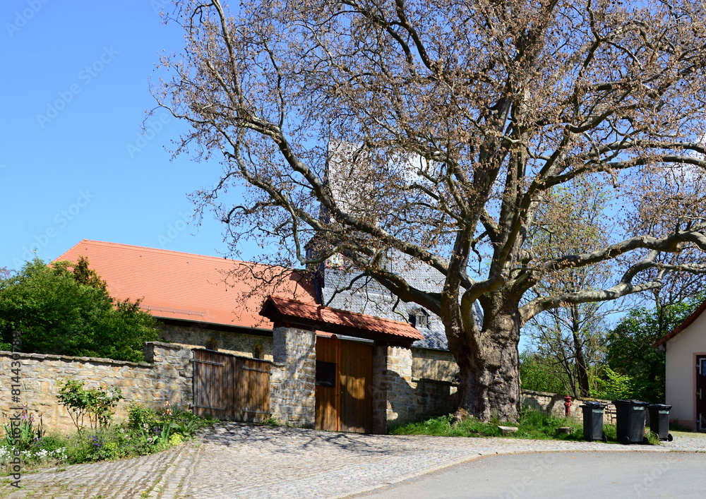 Historical Church in the Village Kapellendorf, Weimar Historical Church in the Village Kapellendorf, Weimar