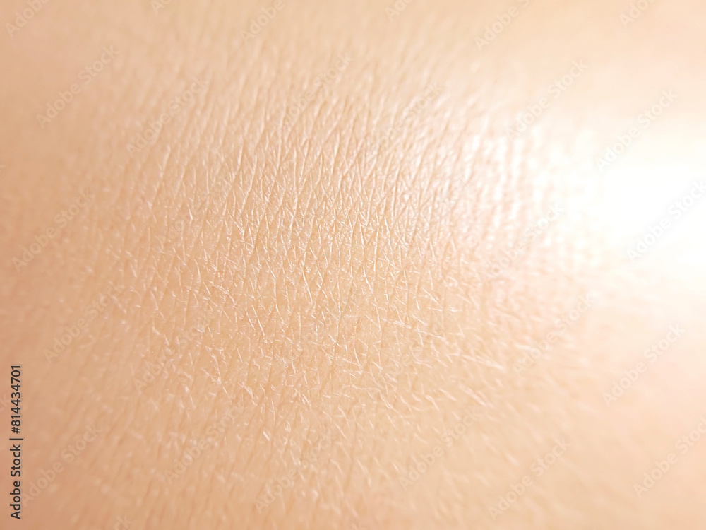 Fototapeta premium Texture of smooth healthy human skin close up