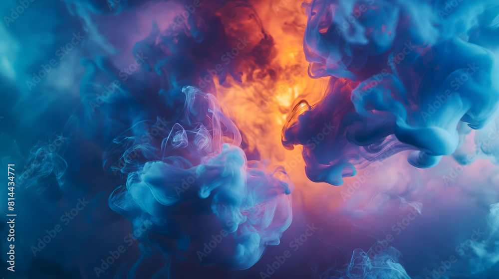 Dynamic illustration of a cosmic nebula with swirling blue and magenta hues, embodying the mystery and vastness of the universe Dynamic illustration of a cosmic nebula with swirling blue and magenta hues, embodying the mystery and vastness of the universe