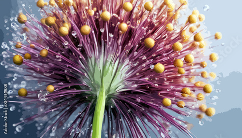 Zierlauch (Allium) Vektor - Grafik