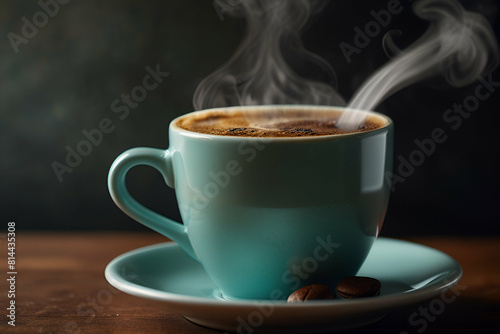 coffee, cup, drink, hot, tea, mug, steam, cafe, black, beverage, espresso, white, breakfast, aroma, caffeine, brown, table, saucer, smoke, closeup, cappuccino, food, dark, morning, 