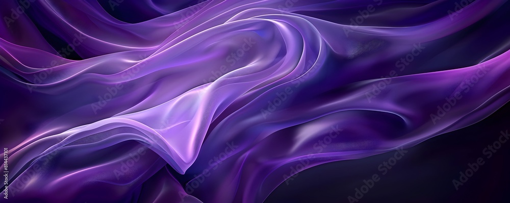 Fototapeta premium Luxurious Gradient Mesh Background in Regal Purple and Violet Hues for Premium Design