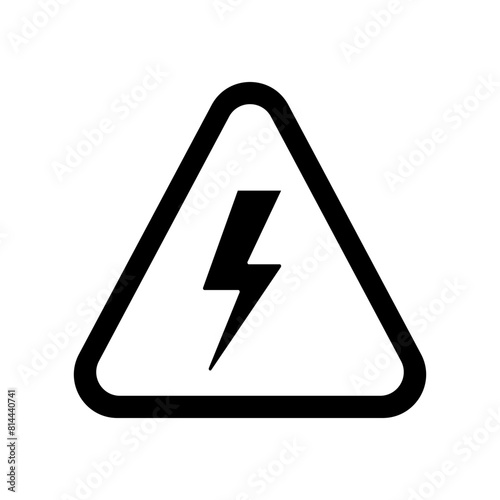 Electricity sign and symbol. Vector design.