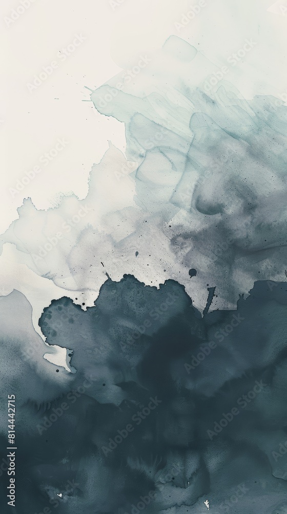 Fototapeta premium Watercolor Landscape Abstract Background for Creative Projects Generative AI