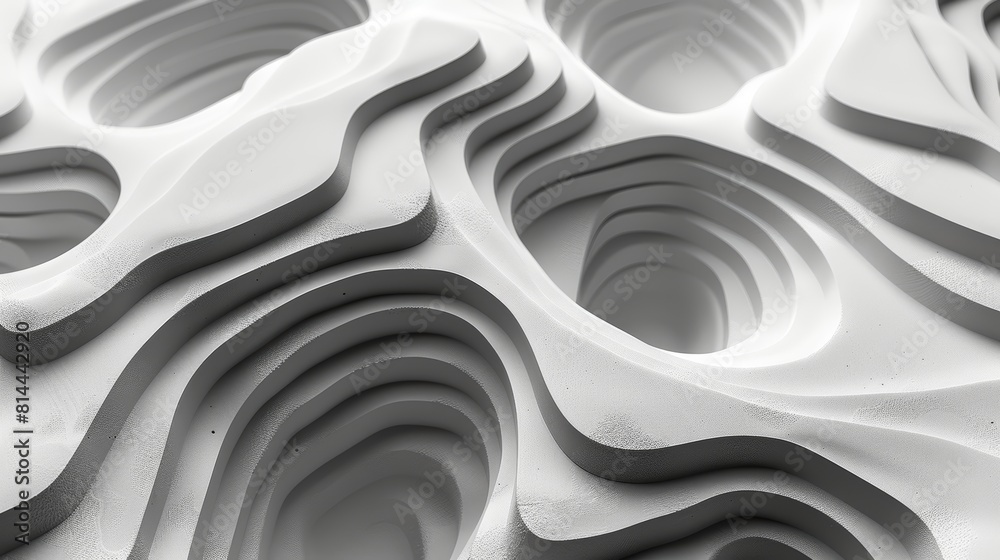 Obraz premium Abstract Topographic Background for Design Generative AI