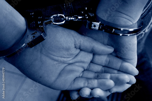 Arrest - juvenile in handcuffs