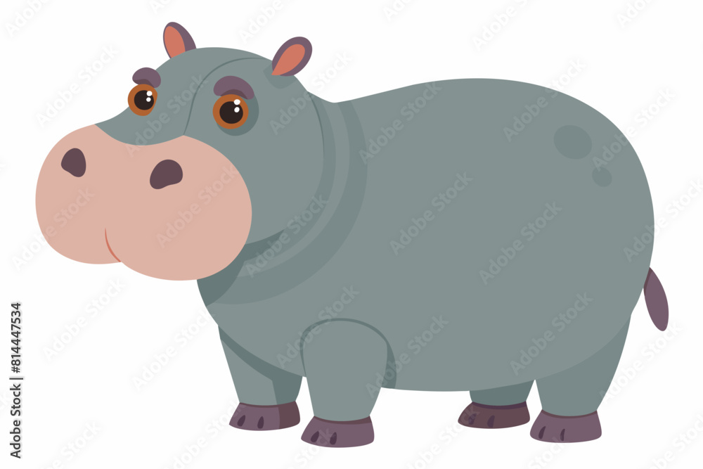 hippopotamus cartoon vector illustration hippopotamus cartoon vector illustration