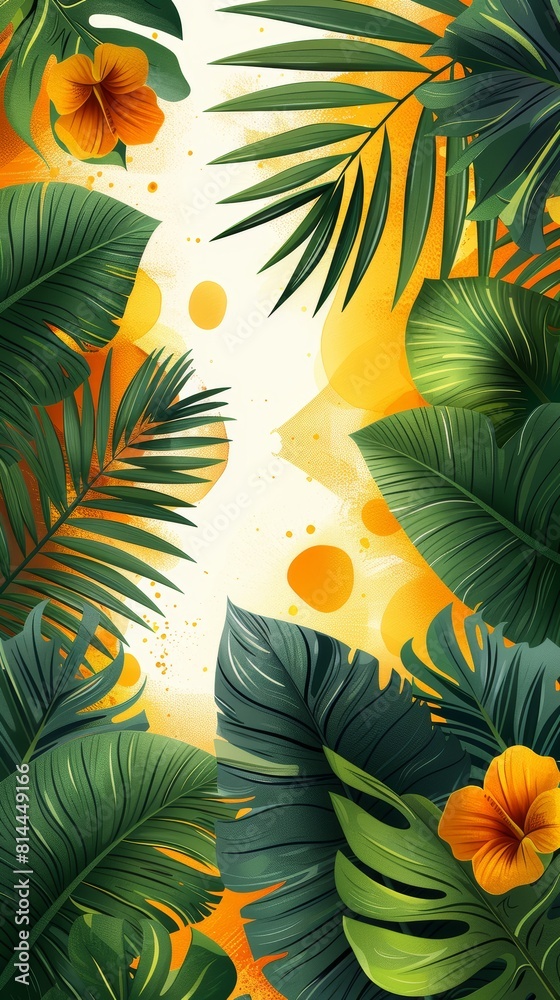 Express Summer Vibes in Abstract Style Generative AI Express Summer Vibes in Abstract Style Generative AI
