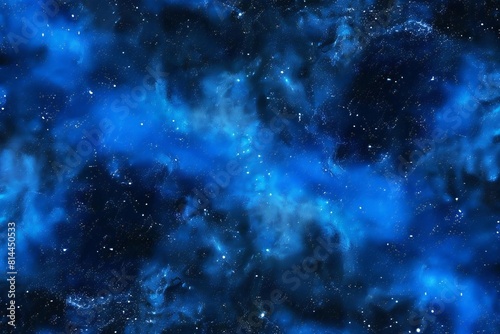 Starry Blue Night Sky Background Perfect for Screensaver