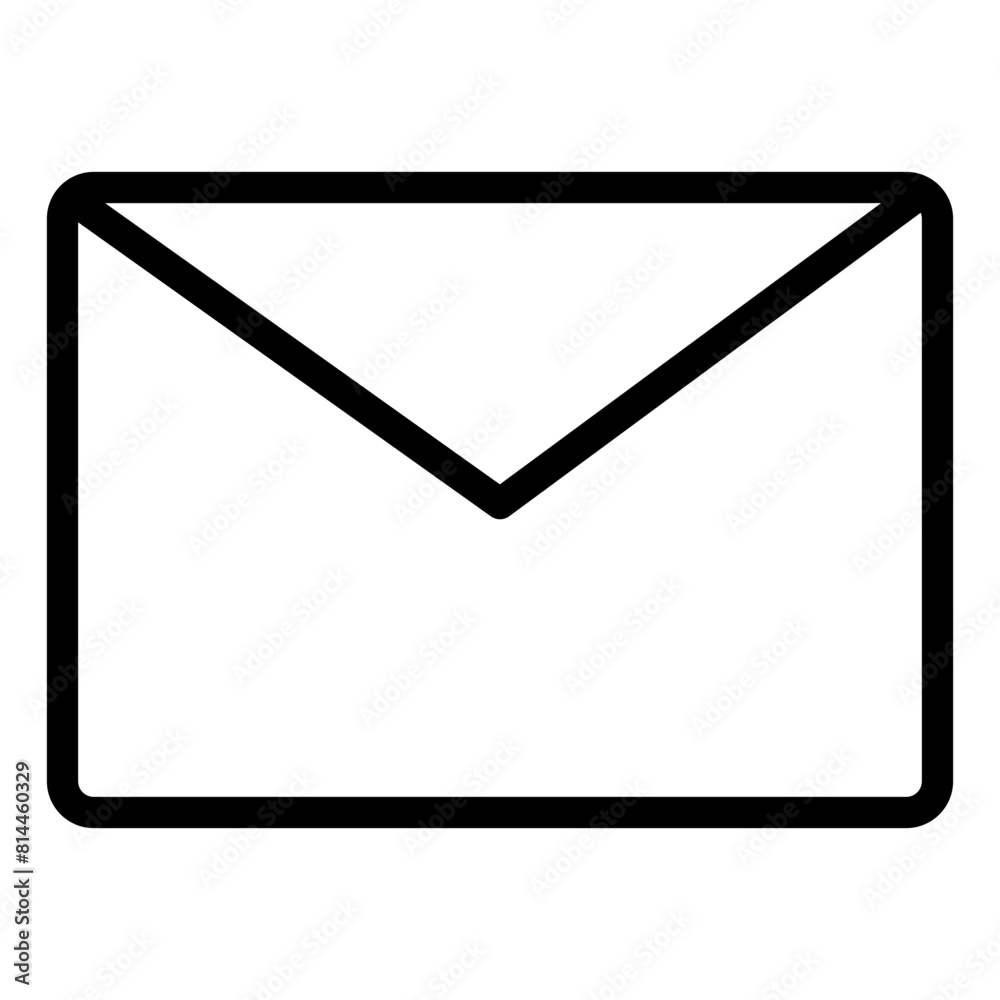 Mail Icon in Line Style