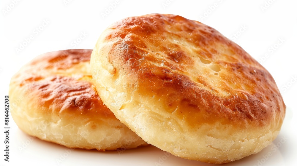 Close-up shot of potato buns, showcasing their fluffy, tender texture and subtle potato flavor, perfect for burger ads, isolated background Close-up shot of potato buns, showcasing their fluffy, tender texture and subtle potato flavor, perfect for burger ads, isolated background