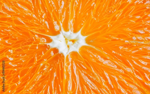 close up of a grapefruit