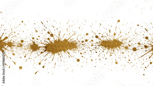 Golden Trending Pattern  Golden paint brush stroke glittering texture.