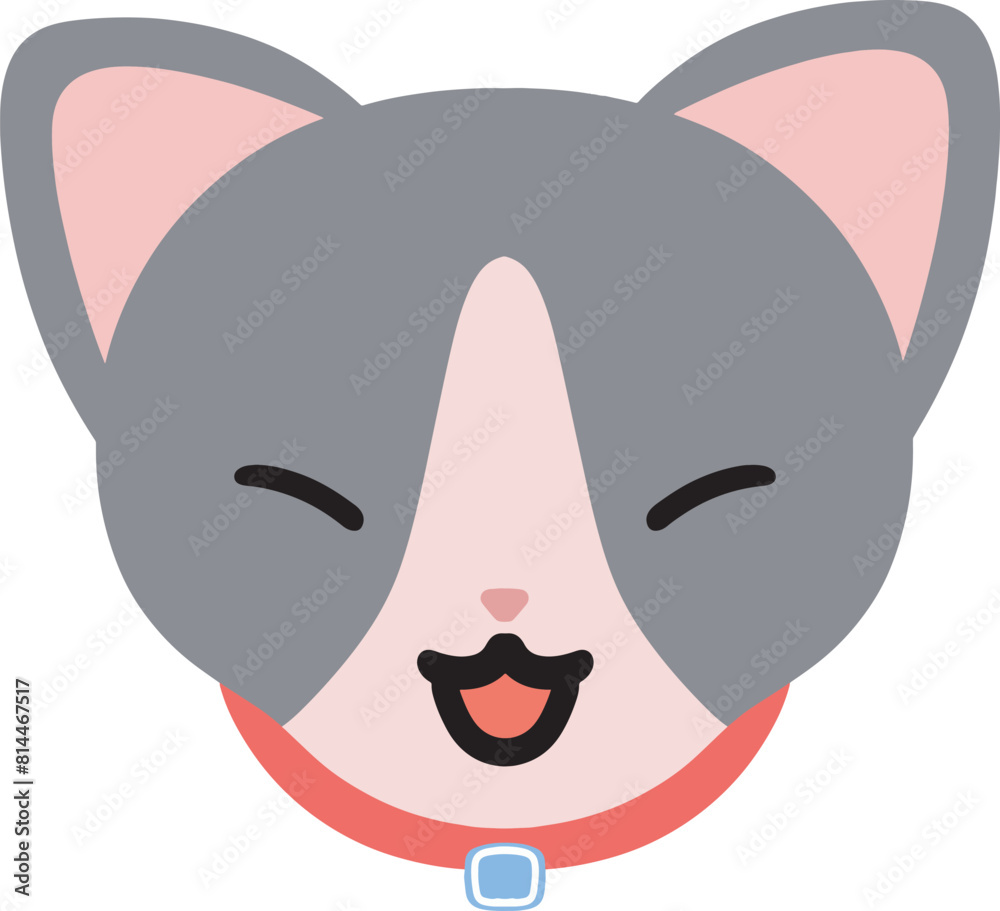cute cat emoji vector with a range of expressions cute cat emoji vector with a range of expressions