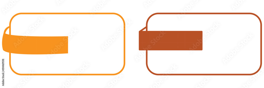 Creative vector illustration of realistic curved paper ribbon isolated on transparent background. Art design banner blank template. Abstract concept graphic sale, merry Christmas, label, tag element Creative vector illustration of realistic curved paper ribbon isolated on transparent background. Art design banner blank template. Abstract concept graphic sale, merry Christmas, label, tag element