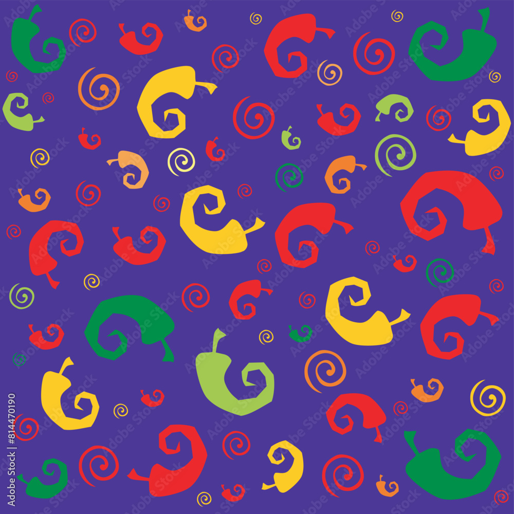 Seamless Chili Pepper wallpaper. Good for textile fabric design, wrapping paper, website wallpapers, textile, wallpaper and apparel. vector illustration Seamless Chili Pepper wallpaper. Good for textile fabric design, wrapping paper, website wallpapers, textile, wallpaper and apparel. vector illustration