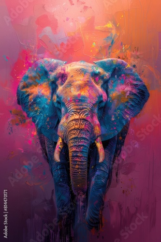 elephant golden animal artwork fine art gold luxury art
