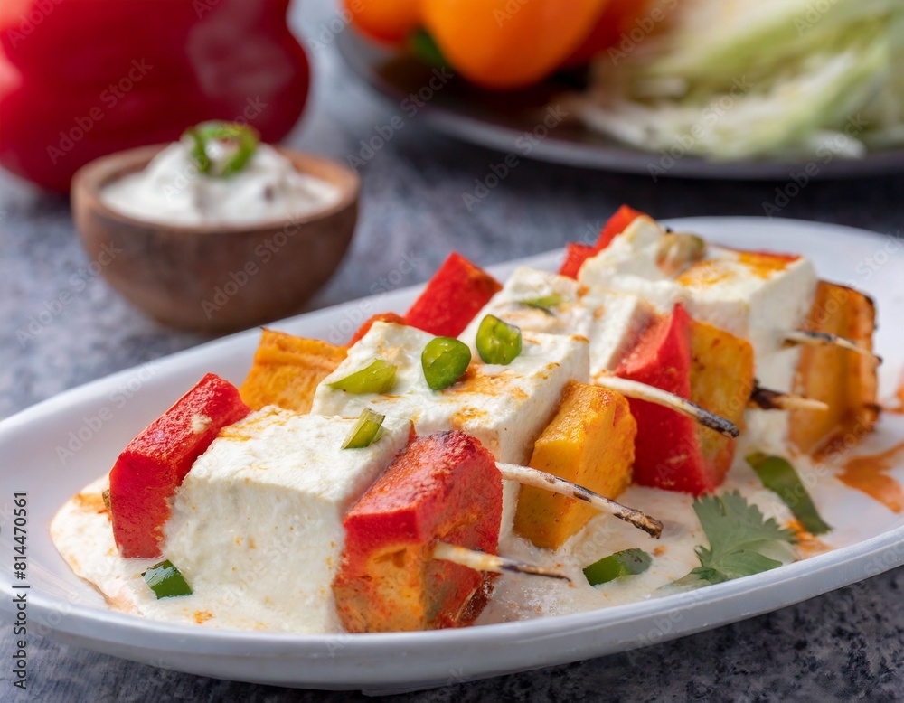 Paneer malai tikka Paneer malai tikka