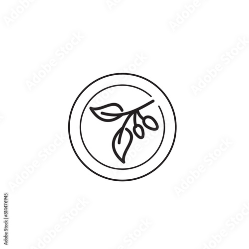 leaves and fruits drawing