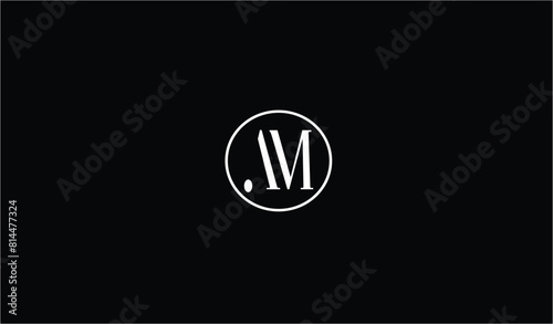 AM, MA, A, M Logo Letter Monogram