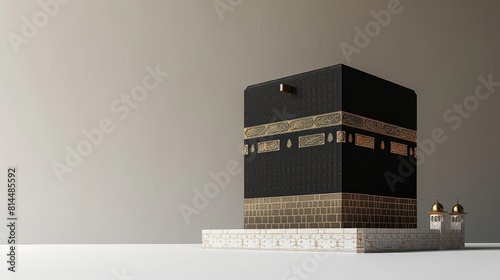 Holy Kaaba in Mecca, Saudi Arabia. photo