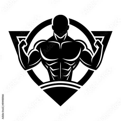 a-minimalist--health---fitness-logo-vector- illustration photo