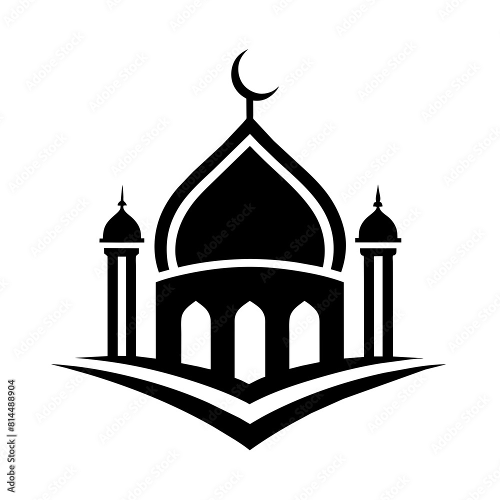 a-minimalist-mosque-logo-vector-art-illustration 