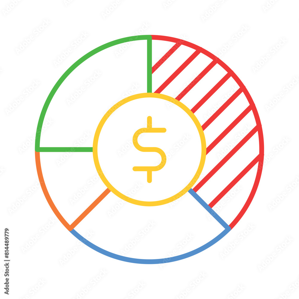 Business analysis icon in trendy style, isolated on white background Business analysis icon in trendy style, isolated on white background