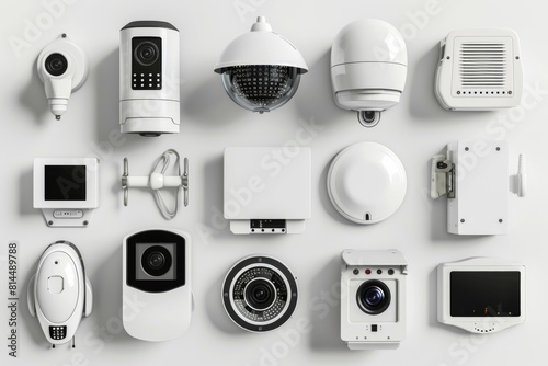 CTV monitors secure environments with responsive visibility, safeguarding continuous monitoring systems and live feed alarms for detection and acoustic integration. photo
