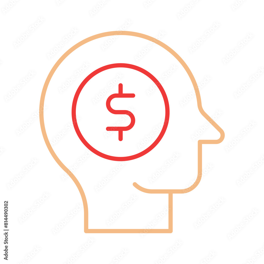 Have a look at this trendy icon of business mind, financial planning vector design Have a look at this trendy icon of business mind, financial planning vector design