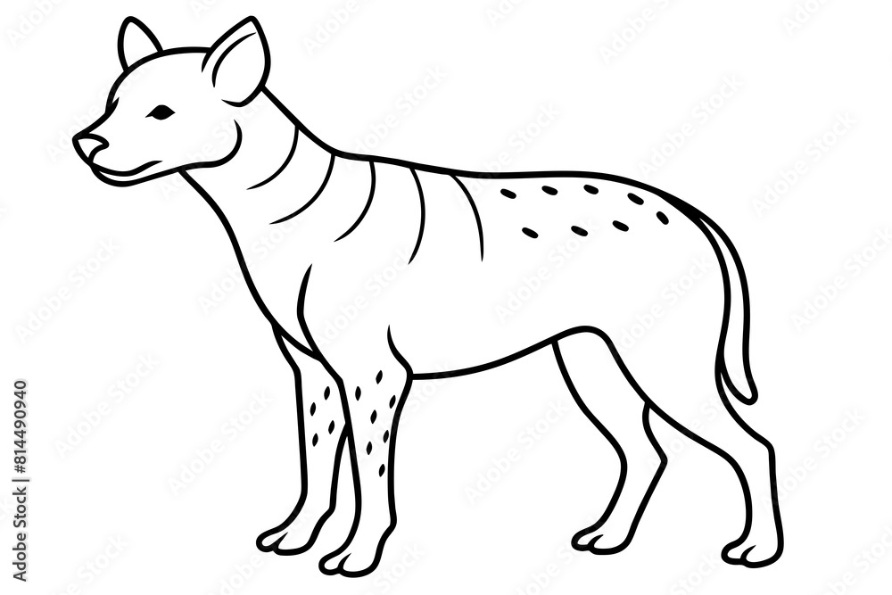hyena cartoon vector illustration hyena cartoon vector illustration