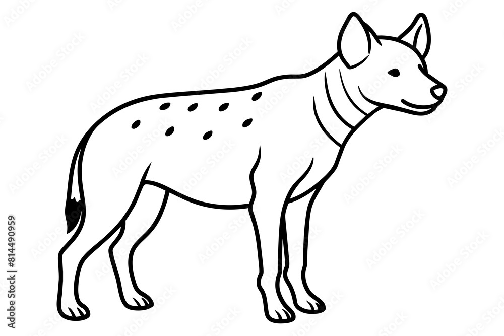 hyena cartoon vector illustration hyena cartoon vector illustration