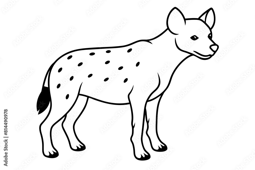 hyena cartoon vector illustration hyena cartoon vector illustration