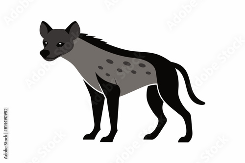 hyena cartoon vector illustration