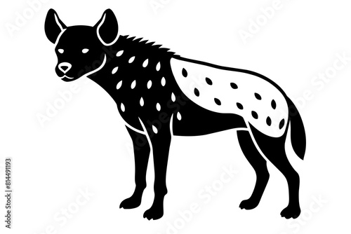 hyena cartoon vector illustration